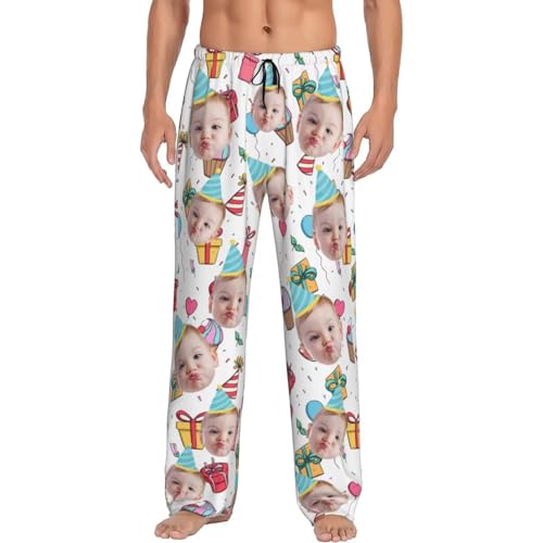 Custom Pajamas Pants Personalized Funny PJ Pant Design with Face Custom Pajama for Men Women with Photo2