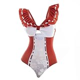 CR ROLECOS Yae Miko Cosplay Genshin Impact Riemchen-BH für Bademode Adjustable-BH mit abnehmbaren Körbchen M
