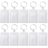 Acryl Photo Frame Keychains - 48 Pieces