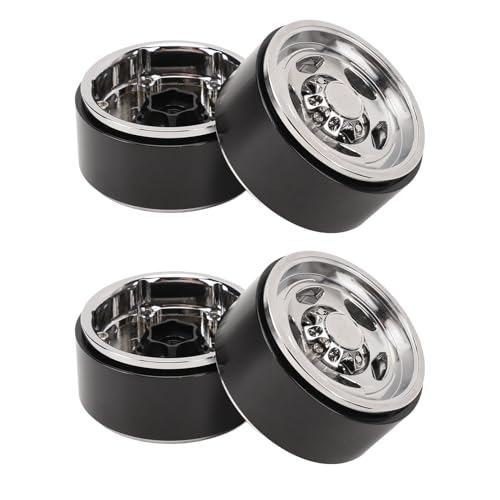 Voiture sur chenilles RC jantes 1.9 pouces alliage 5 rayons miroir pour SCX10 II D90 1:10