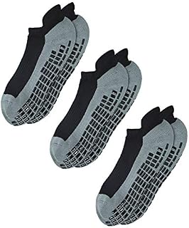 RATIVE Super Grips Anti Slip Non Skid Yoga Hospital Socks for Adults Men