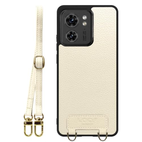 LOOF LUXURY-SHELL SHOULDER �{�v ���U�[ �X�}�z�P�[�X for edge 40 �p �P�[�X �J�o�[ �X�g���b�v�z�[�� �V�����_�[ �X�g���b�v �X�}�z�V�����_�[ �V���v�� �ϏՌ� ���^ �y�� leather [�A�C�{���[]
