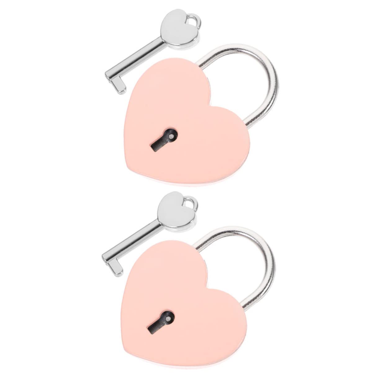 Gadpiparty 6sets Lucchetti Forma Di Cuore Per Valigie Lucchetti Decorativi Per e Sicurezza Per Tour e Regali Romantici Design Elegante e Compatto Per Viaggiare