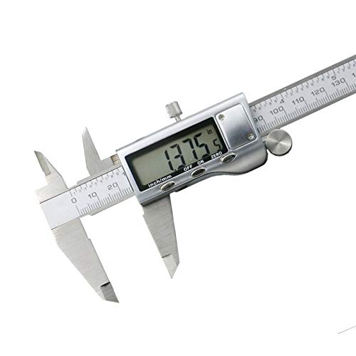 Calibres digitales Vernier Acero inoxidable VERNIER DIGITAL CALIPER DE DIGITAL 6 "Medición de 150 mm Instrumento de la herramienta de medición Pied A Coulisse Mesure Outil Metal Vernier Calibradores d