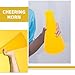 Sosoport 2pcs Cheer Megaphone Noisemaker Toy for Parties Fans and Sports Events Yellow Cheering Horns for Show Performances Party Favors