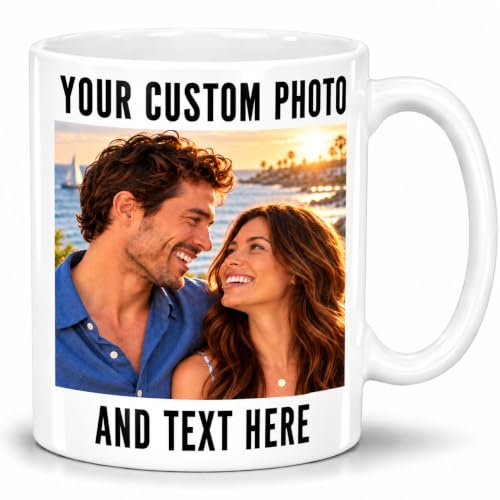 Custom Mug - Personalized Coffee Mug with Photo, Logo, or...