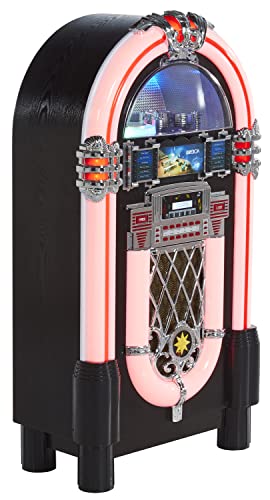 Pureline 105 Retro Bluetooth & CD Jukebox (Black)