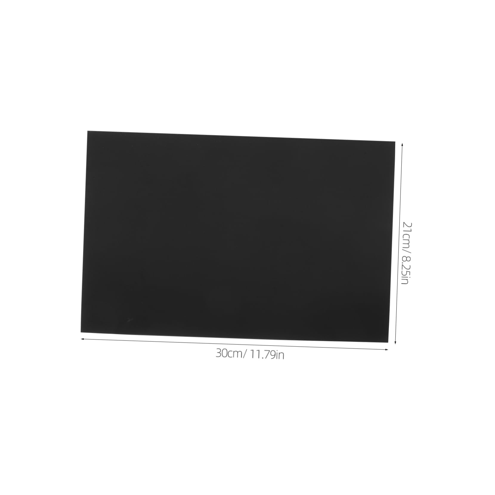 FUNOMOCYA Engravable Blanks Aluminum Sheet Engraving Crafting Sheet Plain Aluminum Plate Black
