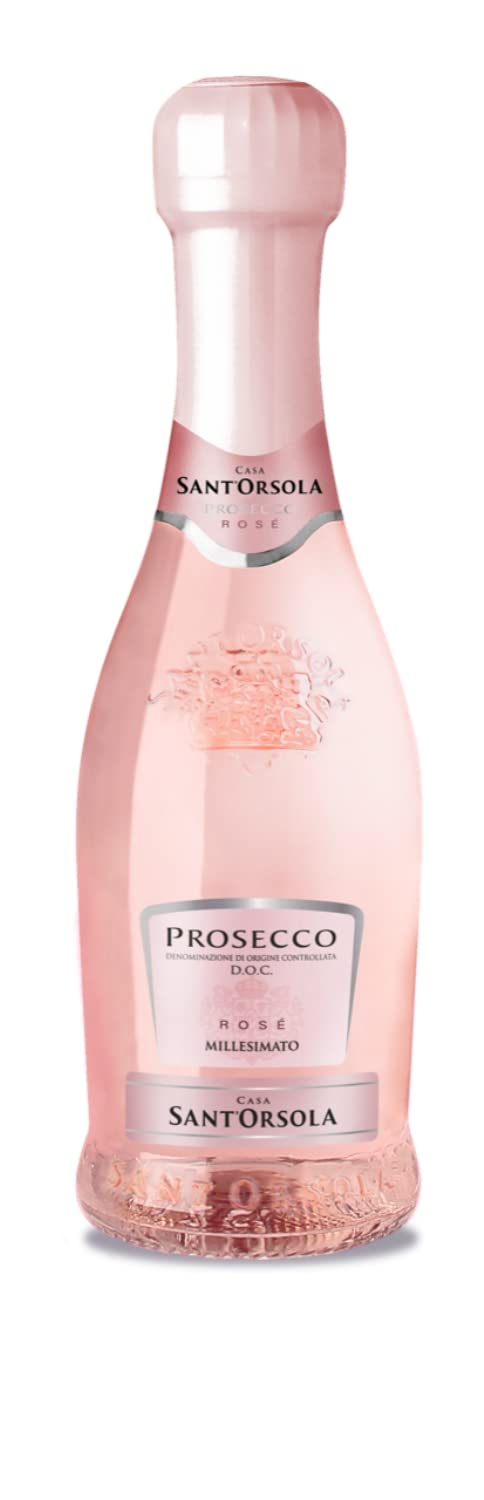 Sant'Orsola Prosecco D.O.C. Millesimato Rosè, Vino Espumoso Italiano, Pinot nero