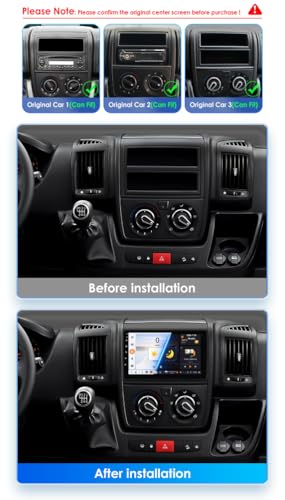 Reproductor multimedia de coche 2 DIN con Bluetooth para Ducato 3 2