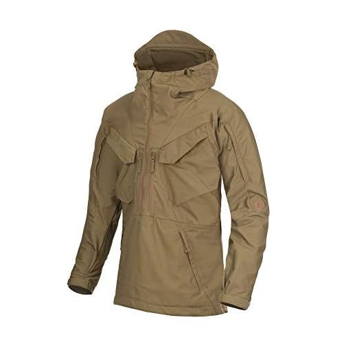 Helikon-Tex Bushcraft Pilgrim Anorak Outdoor Jacke -DuraCanvas- Coyote