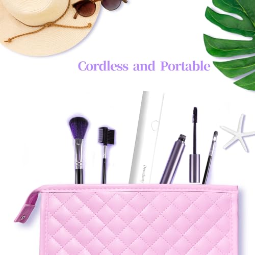 Denabuty Luz Uv para Unhas de Gel, Mini Lâmpada de Unha Led Uv Portátil com Suporte, Secador de Unha