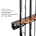 KastKing V15 Vertical Fishing Rod Holder – Wall Mounted Fishing Rod Rack, Store 15 Rods or Fishing Rod Combos in 17.25 Inches, Great Fishing Pole Holder and Rack