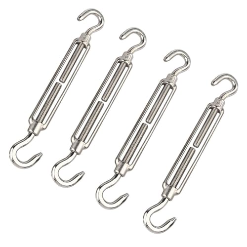 KOSJETHAS 304 Stainless Steel Hook and Hook Turnbuckle Heavy...