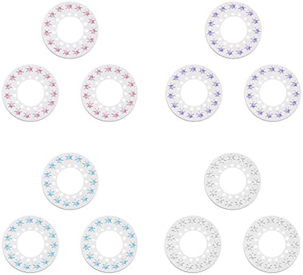 TIANNAIT 180 Hair Jewelry Refills, Braided Hair Patches, Crystal Rhinestone Art Deco, Diamond Jewelry Refill Pack, DIY Hair Accessories, Styling Tools for Hair, Shoes, Bags (12 pics)