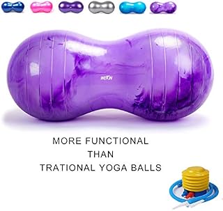Wekin Physio Roll Therapy Fitness Excercise Peanut Ball for Balance, Labor Birthing, Muscle