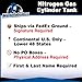 Weldfabulous 125 cu/ft Nitrogen Gas Cylinder Tank - FULL