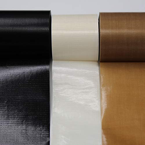 Image of PTFE Tape Coated Fiberglass Fabric, High Temperature Adhesive Teflon Tape Perfect for Vacuum, Hand and Impulse Sealers FoodSaver 1 inch x 11 Yard