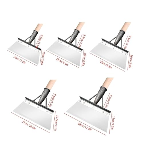 Multifunctional Cleaning Shovel, 2024 New Stainless Steel Cleaning Shovel for Weeds and Moss, Weed Scraper Tool Garden Spade Cleaning Flat Shovel for Digging, Lawn Edging (27cm / 10.6inch) - Thumbnail 7