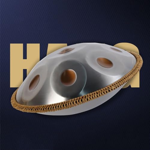 Handpan de acero ORANGES 10 notas 440Hz instrumento percusión miniatura 2