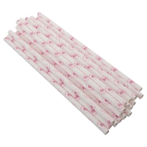 Image of 50pcs Cotton Candy Paper Sticks 30cm Thick Wands for Marshmallow