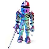 SAMIQU 3D Printed Skeleton Warrior Joint Free, Skeleton Knight Collectible Figurine,Perfect for Home Office Décor & Gift