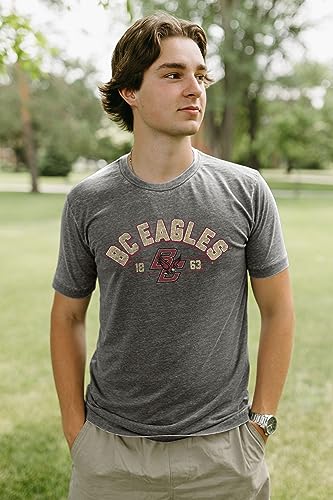 Boston College Eagles NCAA Officially Licensed T-Shirt Burnout Smoke Signal, Large