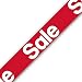 Produktbild Folien-Banner mit englischem Aufdruck Sale, rot, 2,7 m, Aufschrift wiederholt sich 3 mal