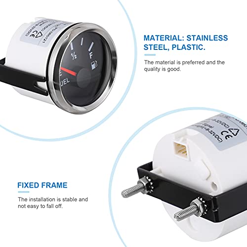 Wakauto 1 medidor de combustível para substituição de calibre de combustível para motocicleta, medid