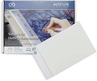 Diamond Dotz Dotzlite Pepito LED Light Pad for Diamond Painting and Tracing | Even Bright Lighting, Slim Portable Board, USB Powered Design, Reduces Eye Strain, Smooth Even Surface, Ideal Craft Helper