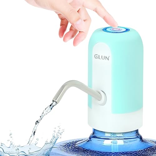 GLUN ® Portable Water Dispenser, Rechargable Water Dispenser Pump Type-C Cable, Pumps...