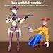 JoriBoBo - Cowboy t13 Action Figure｜2-Pack 5.4 inches｜Assembly Completed｜ 3D Printed Dummy 13 Action Figure for Collectors｜Lucky 13 Gift for Childrens