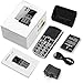 artfone A400 Silver - Big Button Cell Phone for Seniors丨4G LTE Unlocked Phones with SOS Button丨2MP Camera丨Charging Dock丨1800mAh丨3 Slots丨Speed Dial丨Volume Boost丨Talking Clock丨Large Fonts丨Dumb Phone