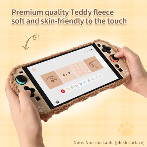 Protection peluche ours Switch 2 GeekShare le cadeau mignon idéal - 3