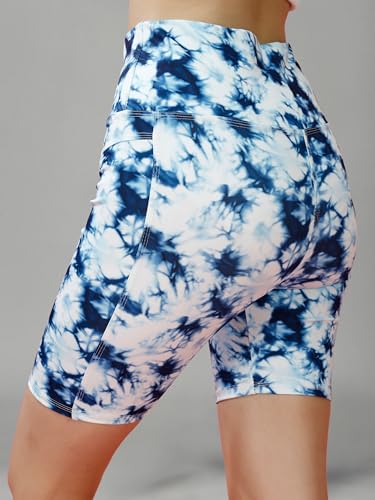 Image of Cycling Shorts for Women | High Waist Activewear Shorts | Knee Length Shorts | Workout Shorts for Women | Yoga Shorts