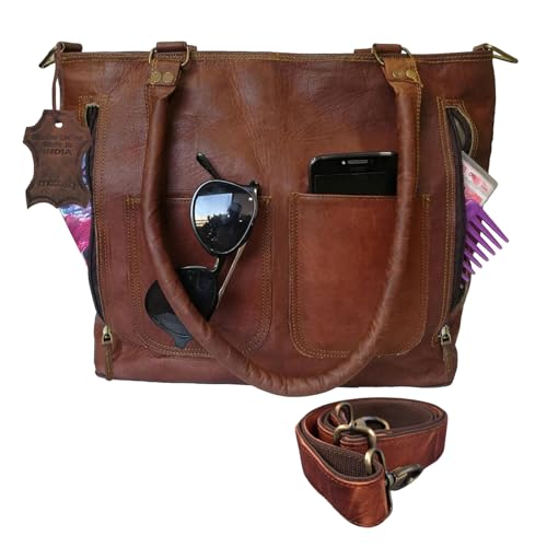 Bolso casual de mujer de cuero genuino Madosh miniatura 1