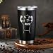Gifts for Dads Birthday, Father Day Gifts Ideas from Daughter Son, 9 Pcs Dad Birthday Gift Basket Set for Men Husband Fathers Day, Unique Father Presents with 20oz Tumbler Wallet Notebook Candle