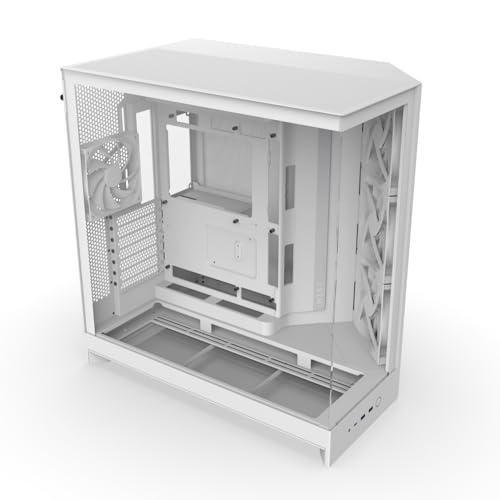 NZXT H9 Flow (2025) – Grand boîtier PC ATX Mid-Tower à Double Chambre pour Flux d'air – Inclut...