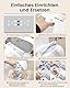 LELO PAWS Katzentoilettenbeutel mit Zugbändern für 01D Selbstreinigende Katzentoilette 45 x 45 cm Katzenklo Selbstreinigend Müllsack Langlebige Reißfest, 4 Rollen(60 Stück), Blau