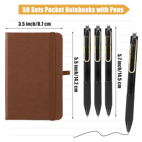 Carnet de poche avec stylo lot de 50 idéal pour cadeau d'affaires - 2