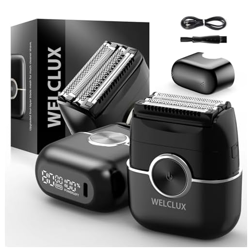 Can you bring a shaving razor in your checked luggage Welclux Electric Foil Shaver with 4 Blades