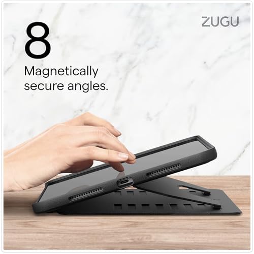 ZUGU CASE iPad Case A16 11th Generation (2025) & 10th Generation (2022) 10.9 Inch Ultra Thin Drop Protection 8 Level Stand Function Auto Sleep Pen Holder Smart Cover (Desert Rose Pink)