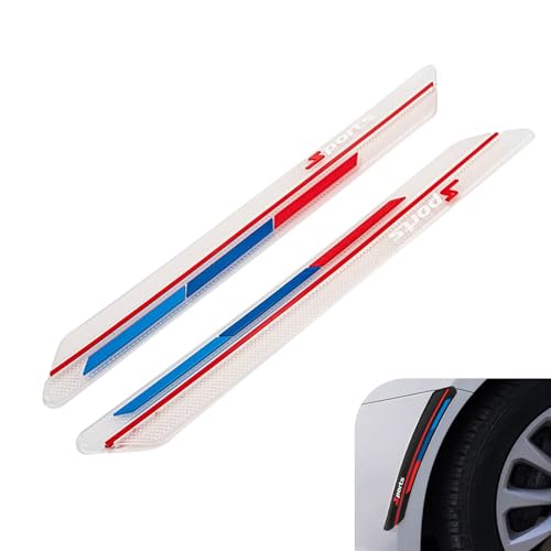 Qurbuns 2 PCS Car Bumper Guard Trim, Anti-Scratch Rubber Protector, Anti-Collision Car Door Edge Guard Strip, Universal for Most Cars, SUVs, Trucks (Transparent)