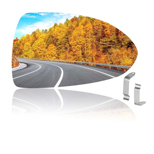 Rétroviseur chauffant droit compatible Opel Corsa D glace de miroir extérieur dégivrant