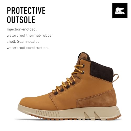 SOREL Men's Mac Hill Lite Mid Plus Waterproof Boot3