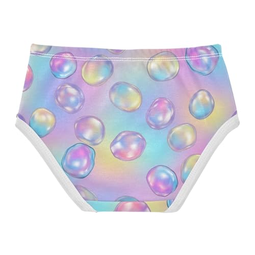 Cotton Girls Underwear Toddlers Pastel Gradients Rainbow Bubbles Panties for Girl Animal Underpants Briefs 2t2