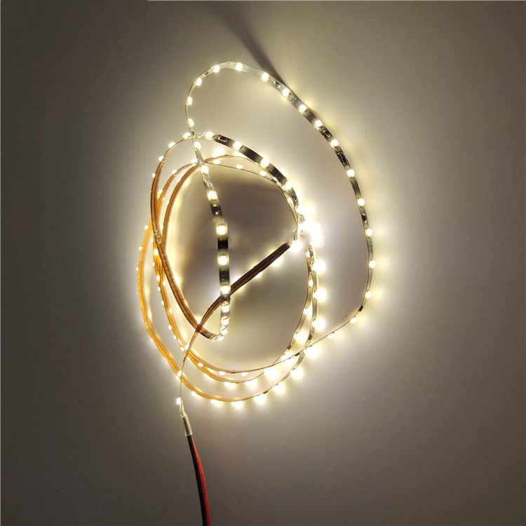 Tira LED USB 5V 3.2 pies luz 4000K sin cable miniatura 2