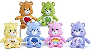 Whitehouse Leisure Receive 1 x ( 11'' / 28CM In size ) CARE BEARS UNLOCK THE MAGIC SOFT PLUSH TOY. 6 ASSORTED DESIGNS ITH SENT AT R&OM. Suitable From Birth, Stocking filler, Birthday Present.