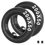 2er Packung von 200x50 Scooter-Innen Schläuche Reifenschlauch 8 'x 2' Ersatz für E100, E150, E200, Dune Buggy, E Punk, Cart, PowerRider 360, eSpark, with Bent Valve Stem