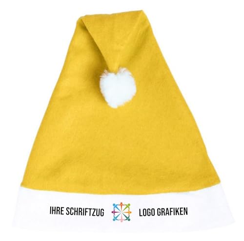 Nikolausmützen mit Logo 15 Generic Weihnachtsmütze Nikolausmütze Wichtelmütze mit deinem...